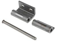293-7768 RS PRO Steel Concealed Hinge with a Lift-off Pin, 80mm x 30mm x 3mm