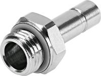 npqh-d-g14-s8-p10 Festo NPQH Series Straight Threaded Adaptor, G 1/4 Male to Push In 8 mm, Threaded-to-Tube Connection Style, 578364