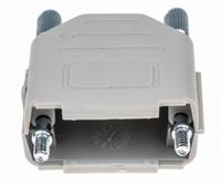 mhdppk9-i-k MH Connectors MHDPPK-SLIM Series Polyamide D Sub Backshell, 9 Way, Strain Relief