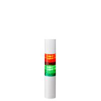 lr4-202wjbw-rg Patlite LR4 Series Coloured Buzzer Signal Tower, 2 Lights, 24 V dc, Direct Mount