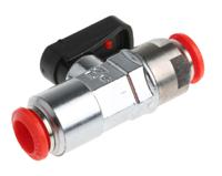 176-2146 RS PRO Handle Pneumatic Relay Micro Valve, Push in 8 mm, 2.5mm, III B