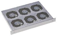10713104 nVent SCHROFF 6 Fan Fan Tray, 1U