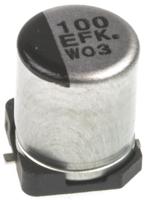 eeefk1e101xp Panasonic 100μF Aluminium Electrolytic Aluminium Electrolytic Capacitor 25V dc, Surface Mount - EEEFK1E101XP