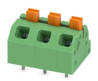 1862424 Phoenix Contact SPTAF 1/ 3-5.0-EL Series PCB Terminal Block, 3-Contact, 5mm Pitch, Through Hole Mount, 2-Row