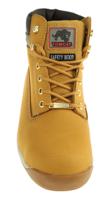 739-7847 Rockfall Honey Steel Toe Capped Men's Ankle Safety Boots, UK 9, EU 43