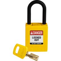 150232 Brady LOTO-101 Key Weatherproof Nylon, Plastic Padlock, 6.35mm Shackle, 38.00mm Body