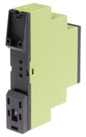 e1zm10-24-240v-acdc Tele E1ZM10 Series DIN Rail Mount Timer Relay, 24 → 240V ac/dc, 1-Contact, 0.05 s → 100h, SPDT
