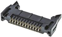 t816124a1s101ceu Amphenol Communications Solutions T816 Series Straight Through Hole PCB Header, 24 Contact(s), 2.54 mm Pitch, 2 Row,