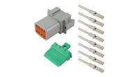 dt04-08pa-kit Deutsch, DT Automotive Connector Plug Grey Wire Mount 8 Way DT04-08PA-KIT