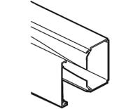 16200 Planet-Wattohm Viadis White Mini Trunking - Closed Slot, W16 mm x D16mm, L2m, PVC