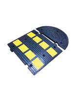 204-1760 RS PRO Rubber Speed Bump, 500 mm x 600mm x 20 mm, 5km/h Speed Limit