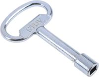 09506630 Steinbach & Vollman 1-way Control Cabinet Key, Square 7mm Capacity