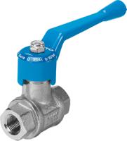qh-34 Festo Brass 2 Way, Ball Valve, Threaded, G 3/4in, 20mm, -0.95 → 30bar Operating Pressure