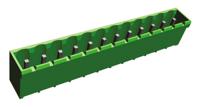 1-796642-2 TE Connectivity, 5.0mm Pitch, Buchanan, 12 Way, , Pluggable Terminal Block, Header, Panel Mount, Solder Termination,