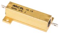 hs50-47k-j Arcol, 47kΩ 50W Wire Wound Chassis Mount Resistor HS50 47K J ±5%