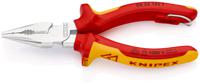 08-26-145-t Knipex Combination Pliers, 145 mm Overall, Straight Tip, VDE/1000V