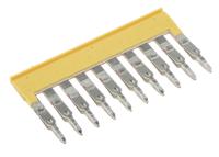1608940000 Weidmuller ZQV Series Jumper Bar for Use with DIN Rail Terminal Blocks, 24A