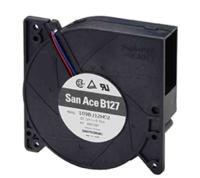 109bj24hc2 Sanyo Denki San Ace B127 9BJ Series Blower, 24 V dc, 27.5cfm, DC Operation, 127 x 32mm