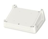 35107076hmt1 Bopla BoPad Series White ABS Desktop Enclosure, Sloped Front, 215 x 150 x 75.70mm
