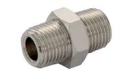 150203818 Norgren 15 Series Straight Threaded Adaptor, R 3/8 Male to R 1/8 Male, Threaded Connection Style, 15020