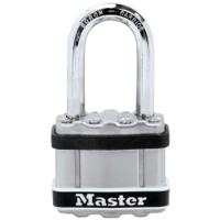 m1sts Master Lock Key Weatherproof Steel Padlock, 8mm Shackle