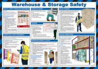 901-1380 Warehouse & Storage Safety Guidance Safety Poster, Semi Rigid Laminate, English, 420 mm, 590mm