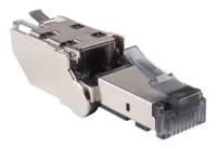 plag6afs CAE Multimedia Connect RJ45 Series Male RJ45 Connector, Tool-less Cable Mounting, Cat6a, 360° Shield 1 Port 1 -Way