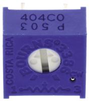 3386p-1-503lf 50kΩ, Through Hole Trimmer Potentiometer 0.5W Top Adjust Bourns, 3386