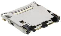 dm3c-sf Hirose 8 Way Right Angle Micro SD Memory Card Connector With Solder Termination