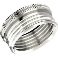 52104499 Lapp Cable Gland Adaptor, PG21 Exterior Thread, M32 Interior Thread, Nickel Plated Brass, SKINDICHT Series
