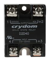 d2d40 Sensata Crydom 1-DC Series Solid State Relay, 40 A Load, Surface Mount, 200 V dc Load, 32 V dc Control