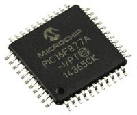 pic16f877a-ipt Microchip PIC16F877A-I/PT, 8 bit PIC, PIC16F87XA Microcontroller, 20 MHz, 14kB FLASH, 44-Pin TQFP