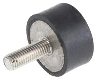 171-2605 RS PRO M10 Anti Vibration Mount, Male to Female Bobbin with 139.04kg Compression Load