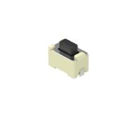 skqmbbe010 Alps Alpine Black Button Tactile Switch, SPST 50 mA 1.5mm Surface Mount