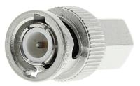 j01008a0014 Telegartner Straight 50Ω RF Adapter BNC Plug to FME Plug