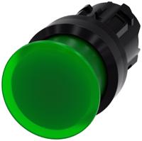 3su1001-1ad40-0aa0 Siemens SIRIUS ACT 3SU10 Series Green Momentary Push Button Head, 22mm Cutout, IP66, IP67, IP69K