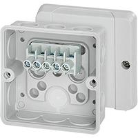 de-9325 HENSEL DE Series Grey Polycarbonate Junction Box, IP55, 50 x 88 x 88mm
