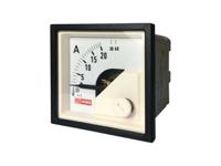 186-2424 RS PRO Analogue Panel Ammeter 40 (Input)A AC, 45mm x 45mm, 1 % Moving Iron