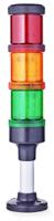 eco70-q01 AUER Signal ECOmodul70 Series Red/Green/Amber Signal Tower, 3 Lights, 24 V ac/dc, Base Mount