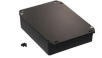 1590xxflbk Hammond 1590 Series Die Cast Aluminium Enclosure, IP54, Flanged, 145 x 121 x 39mm