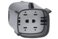 19433-0001 Molex Female Connector Housing, 5.84mm Pitch, 4 Way, 2 Row