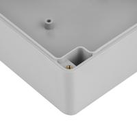 192-0695 RS PRO Grey ABS Enclosure, IP65, Grey Lid, 139.8 x 209.7 x 60.1mm