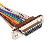 mdm-25ph003b-a174 ITT Cannon MDM 25 Way Cable Mount D-sub Connector Plug, 1.27mm Pitch