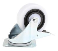 3477hur100p62-white Tente Swivel Castor Wheel, 160kg Capacity, 100mm Wheel