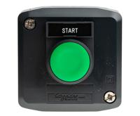 xald101h29 Schneider Electric Spring Return Enclosed Push Button - SPST, Polycarbonate, Green, START, IP66, IP67, IP69K