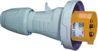 5-553-21 Legrand, P17 Tempra Pro IP66, IP67 Yellow Cable Mount 2P + E Industrial Power Plug, Rated At 16A, 110 V