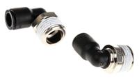 3109-10-21 Legris LF3000 Series Elbow Threaded Adaptor, R 1/2 Male to Push In 10 mm, Threaded-to-Tube Connection Style