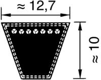 spa-2120 OPTIBELT Drive Belt, belt section SPA, 2120mm Length