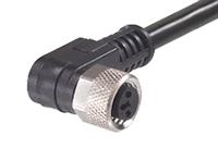 1200868672 Brad from Molex Female 5 way M8 to Female 4 way M8 Sensor Actuator Cable, 2 m