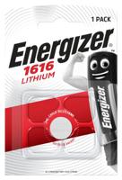 7638900411539 Energizer CR1616 Button Battery, 3V, 16mm Diameter, Single